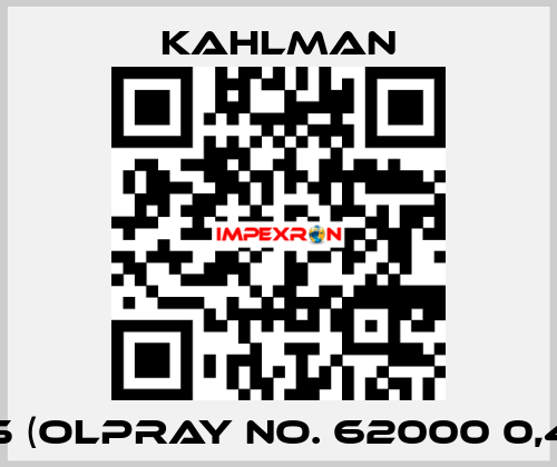 32955 (Olpray No. 62000 0,4 ltr.) Kahlman