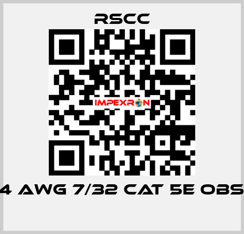 4PR 24 AWG 7/32 CAT 5E obsolete  RSCC