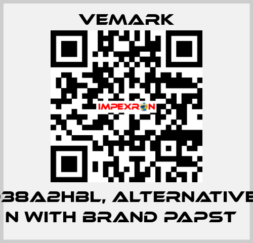 VM12038A2HBL, alternative 4656 N with brand Papst   Vemark