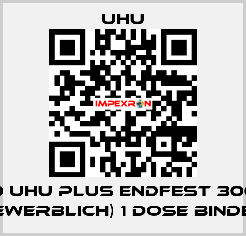 45660 UHU plus endfest 300 (NUR GEWERBLICH) 1 Dose Binder UHU