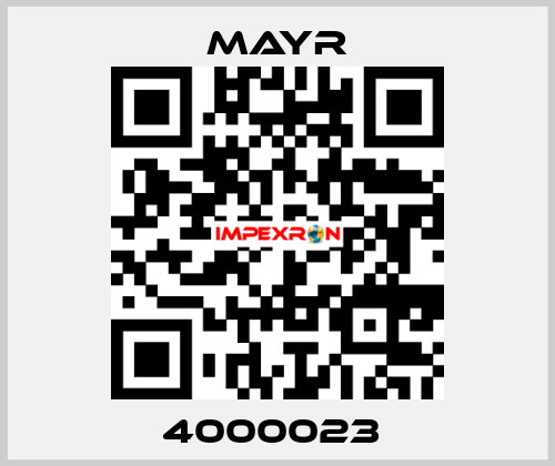 4000023  Mayr