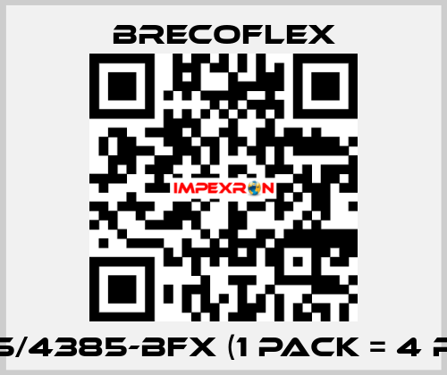 25T5/4385-BFX (1 Pack = 4 Pcs)  Brecoflex