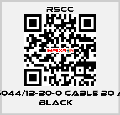 M85044/12-20-0 Cable 20 AWG BLACK    RSCC