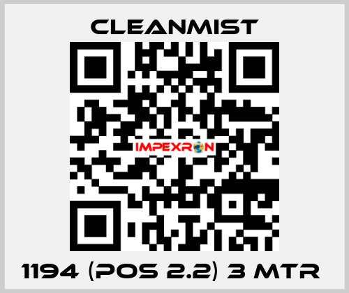 1194 (pos 2.2) 3 mtr  CleanMist