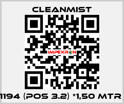 1194 (pos 3.2) *1,50 mtr  CleanMist