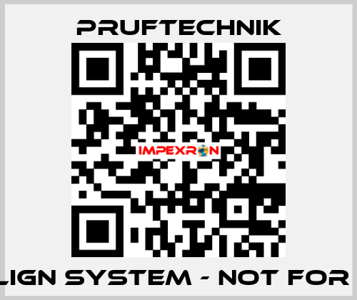 PARALIGN system - not for sale   Pruftechnik