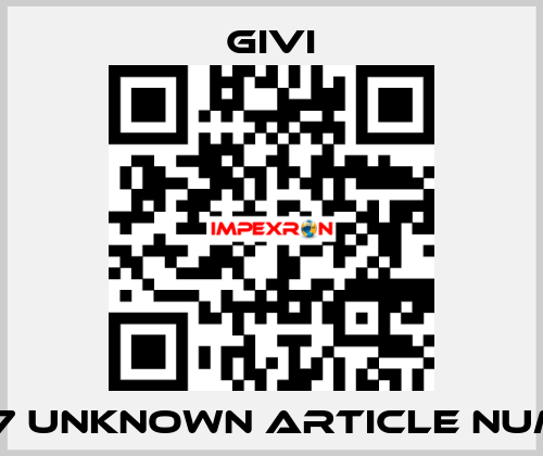 UT807 unknown article number  Givi