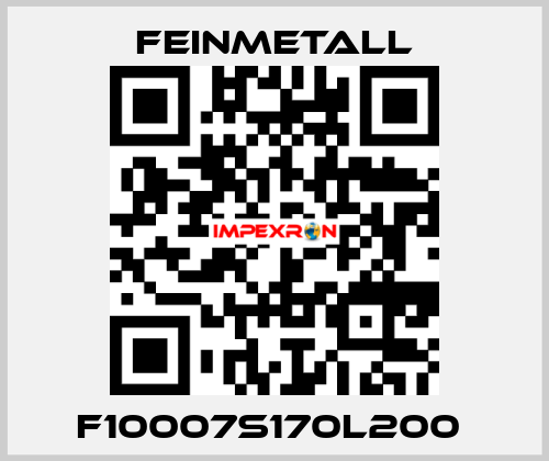 F10007S170L200  FEINMETALL