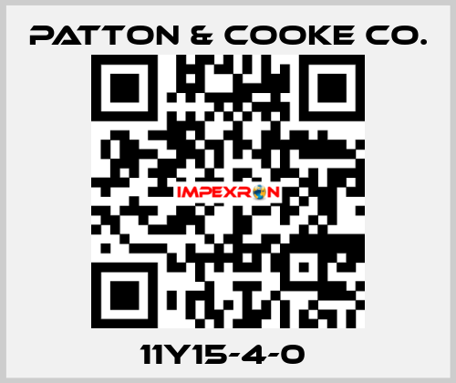 11Y15-4-0  Patton & Cooke Co.