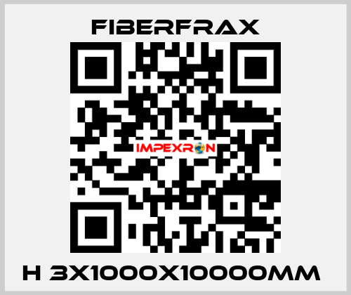 H 3X1000X10000MM  Fiberfrax