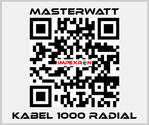 Kabel 1000 radial Masterwatt