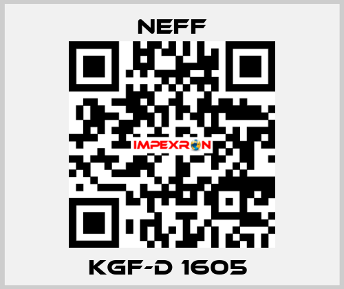 KGF-D 1605  Neff