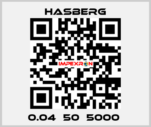 0.04х50х5000  Hasberg