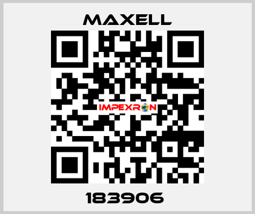 183906  MAXELL