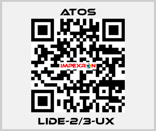 LIDE-2/3-UX  Atos