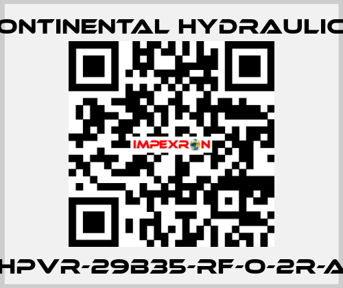 HPVR-29B35-RF-O-2R-A Continental Hydraulics