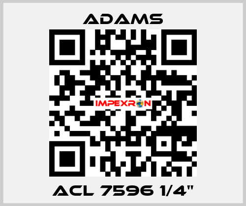 ACL 7596 1/4" ADAMS