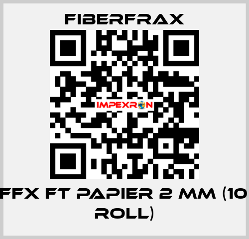 CA FFX FT PAPIER 2 MM (10 m2 roll) Fiberfrax