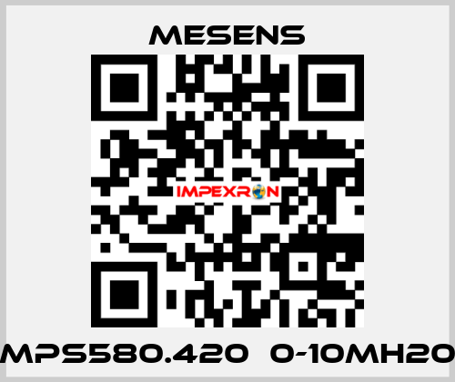 MPS580.420  0-10mH20 Mesens