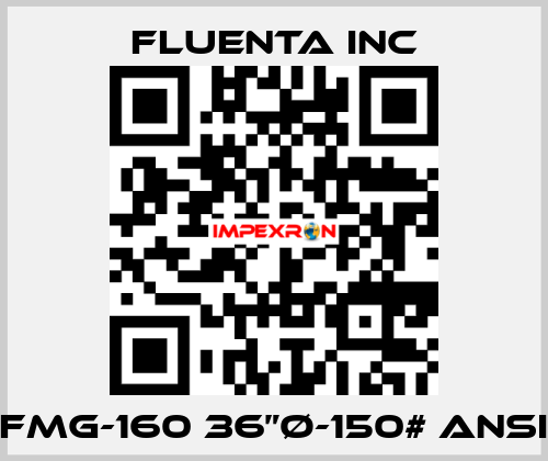 FMG-160 36”Ø-150# ANSI Fluenta Inc