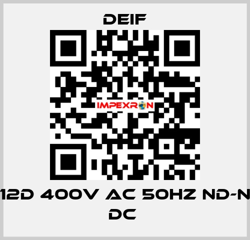 RMF -112D 400V AC 50HZ ND-ND 24V DC  Deif