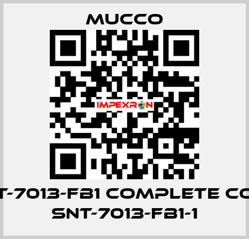 SNT-7013-FB1 complete code SNT-7013-FB1-1 mucco