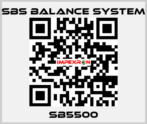 SB5500 SBS BALANCE SYSTEM