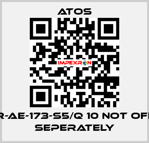 DKZOR-AE-173-S5/Q 10 not offered seperately Atos