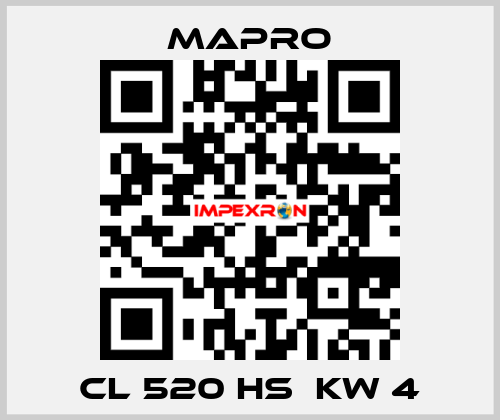 CL 520 HS  kW 4 Mapro