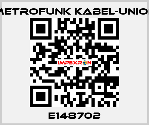 E148702 METROFUNK KABEL-UNION