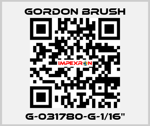 G-031780-G-1/16" Gordon Brush