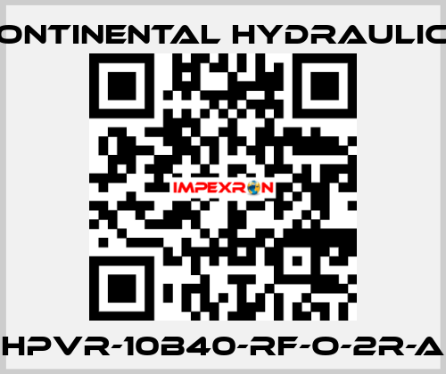 HPVR-10B40-RF-O-2R-A Continental Hydraulics