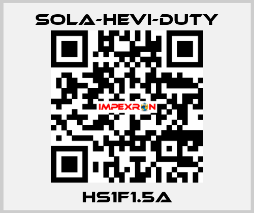 HS1F1.5A Sola-Hevi-Duty