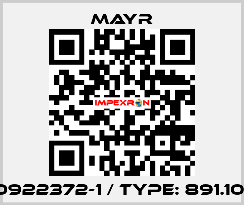 PN: 0922372-1 / Type: 891.100.1 S Mayr