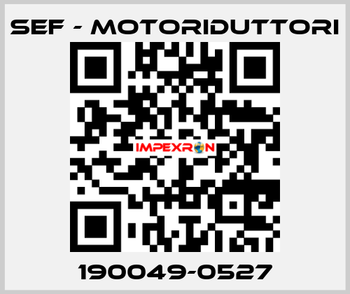 190049-0527 SEF - MOTORIDUTTORI