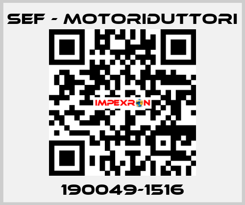 190049-1516 SEF - MOTORIDUTTORI