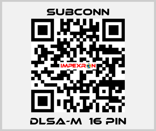 DLSA-M  16 pin SubConn