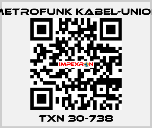 TXn 30-738 METROFUNK KABEL-UNION