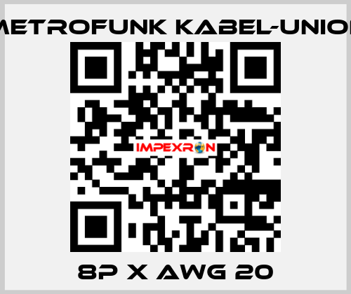 8P x AWG 20 METROFUNK KABEL-UNION