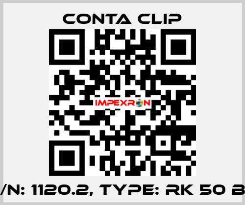 P/N: 1120.2, Type: RK 50 BG Conta Clip