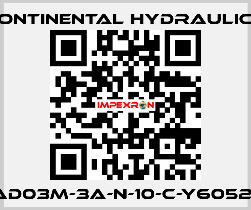 VAD03M-3A-N-10-C-Y6052-3 Continental Hydraulics