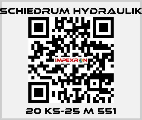 20 KS-25 M 551 SCHIEDRUM HYDRAULIK