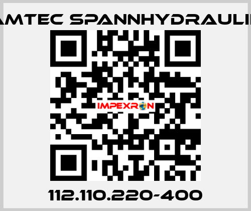 112.110.220-400 Amtec Spannhydraulik