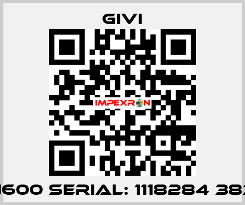 EN600 Serial: 1118284 3835 Givi