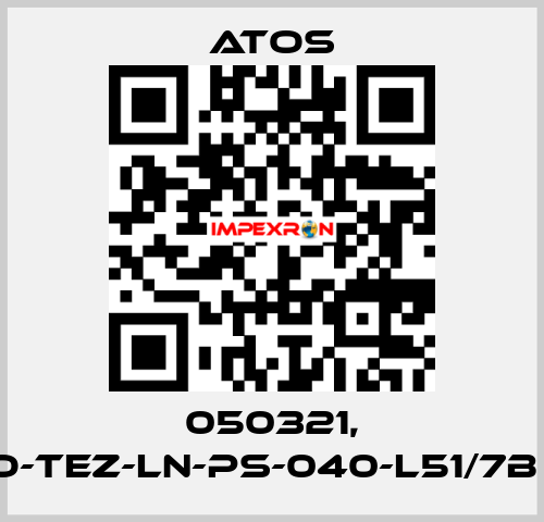 050321, DLHZO-TEZ-LN-PS-040-L51/7B   oem Atos