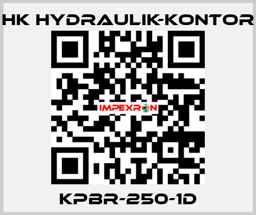 KPBR-250-1D HK HYDRAULIK-KONTOR