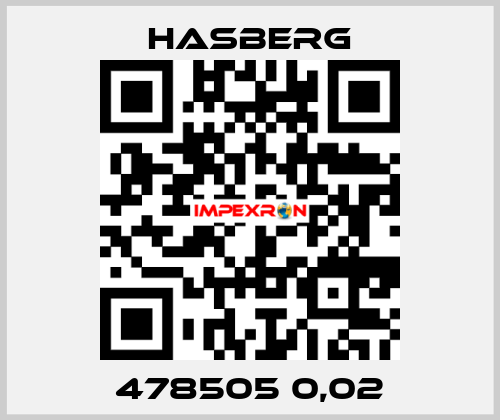 478505 0,02 Hasberg