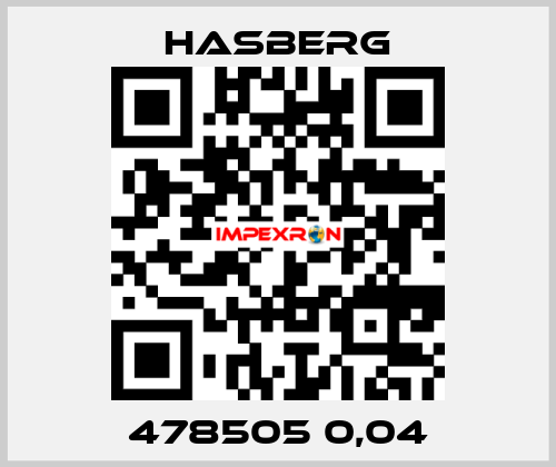 478505 0,04 Hasberg