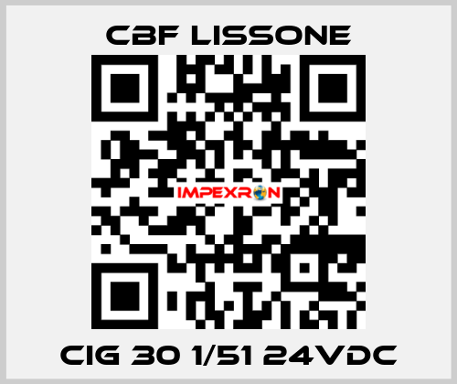 CIG 30 1/51 24VDC CBF LISSONE