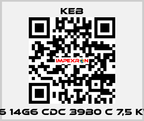 G6 14G6 CDC 39B0 C 7,5 kW KEB